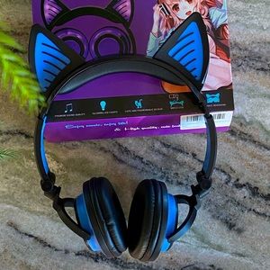 Glowing Cat Ear Headphones